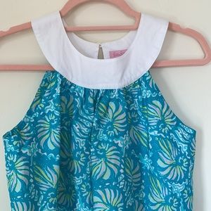 Lilly Pulitzer dress Shorely Blue Twirly cute for Easter